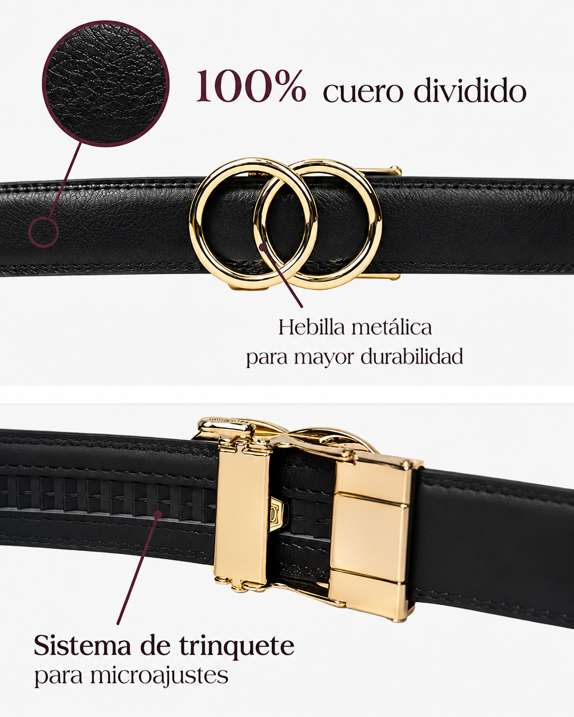 Distintos looks combinados con el cinturón Antonella